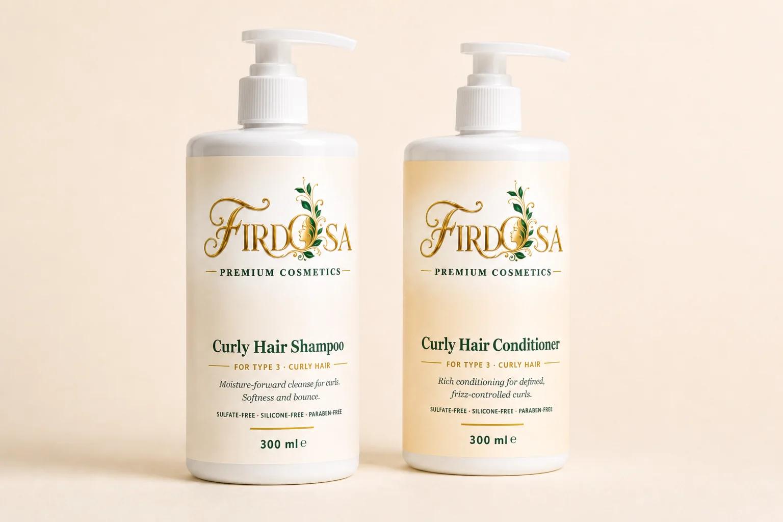 Curly Hair shampoo and conditioner