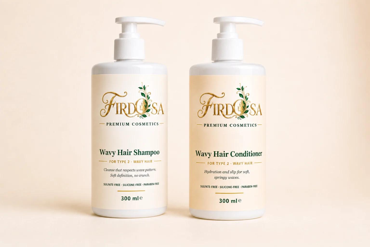 Wavy Hair shampoo and conditioner